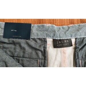 NWT Jachs New York Men’s Size 34* Bleecker Shorts Pink Surfboard Print Chinos